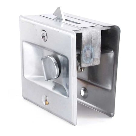 Cal-Royal Privacy Function Sliding Door Lock, US15 Satin Nickel SDL16-15